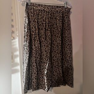 2 for $5, Nine West Rayon Leopard Print Skirt